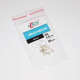 Hends Месингови Глави 2.8mm / 20бр Сребърни