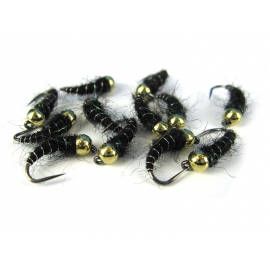 TC Caddis Pupa Black