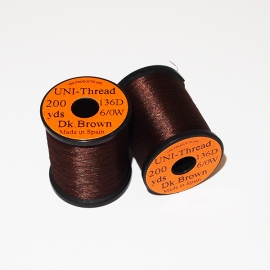Uni Thread 6/0 Dark Brown