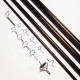 NEXTackle SDF 8.6ft 5wt 4pc Fly Rod Blank + Pac Bay Single Foot Guide Set