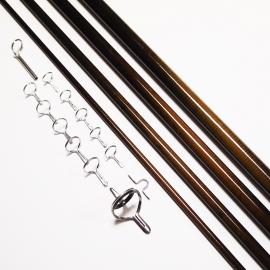 NEXTackle SL Nymph 11ft 3wt 4pc Fly Rod Blank + Pac Bay Single Foot Guide Set