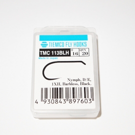 Tiemco 113 BLH Fly Hooks #16 / box 20pc