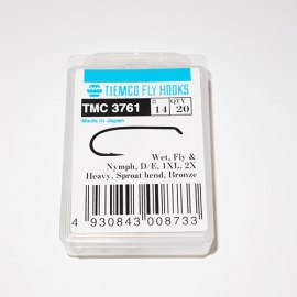 Tiemco 3761 Fly Hooks #14