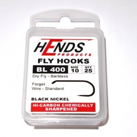 Hends Dry Fly Hooks 400 BL #10