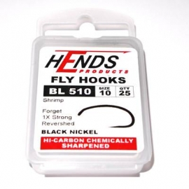 Hends Shrimp Hooks 510 BL #10