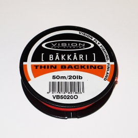 Vision Bakkari Fly Backing 20lb / 50м Orange