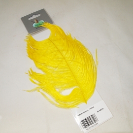 Fly Scene Ostrich Plumes  / Yellow