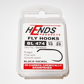 Hends Dry Fly Hooks 474 BL #10