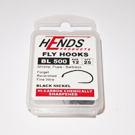 Hends Shrimp Fly Hooks 500 BL #12
