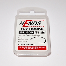 Hends Shrimp Fly Hooks 500 BL #14