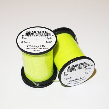 Semperfli Cheeky UV Flat Tinsel Yellow