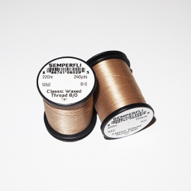Semperfli 8/0 Classic Waxed Thread Tan