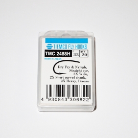 Tiemco 2488H Fly Hooks box of 20pc #22