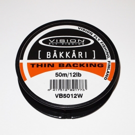 Vision Bakkari Fly Backing 12lb / 50м White
