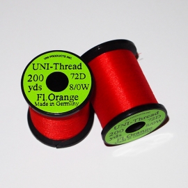 Uni Thread 8/0 Waxed Fluo Orange