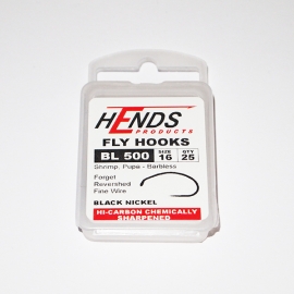 Hends Shrimp Fly Hooks 500 BL #16