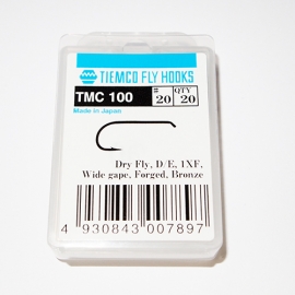 Tiemco 100 Fly Hooks #22 / box 20pc