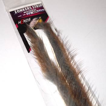 thumbnail image 2 of Hends Muskrat Zonker Strips 1.5mm – Premium Fly Tying Material, ZM Series 2 of 4